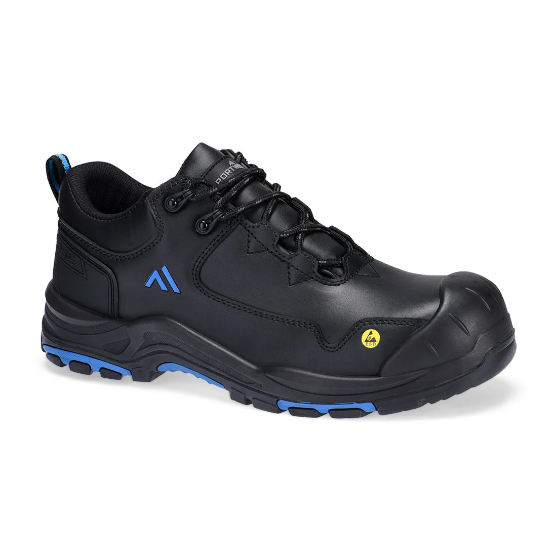 Portwest Composite Action Leather Low Shoe S3S ESD HRO SR SC FO FC19