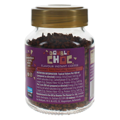BEANIES 50G FLAVOUR COFFEE DOUBLE CHOCOLATE  FOBEA004