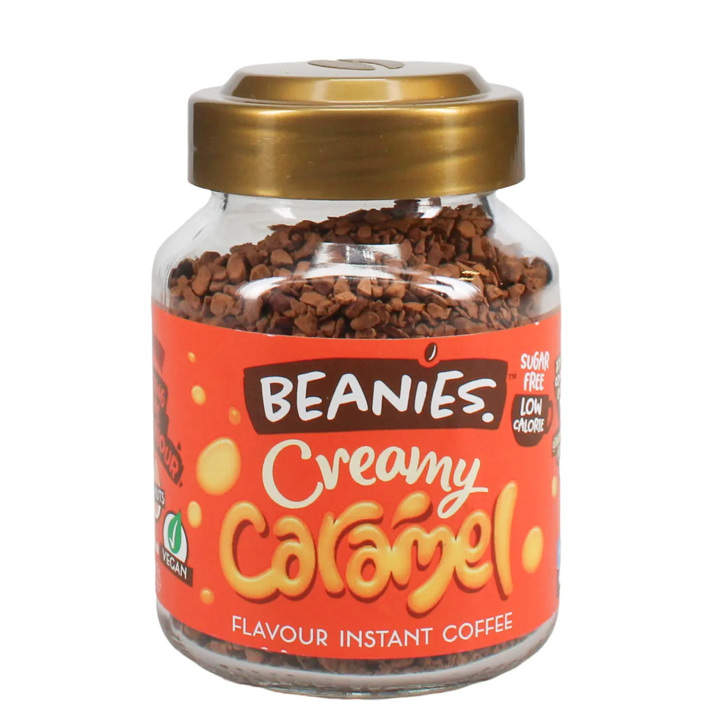 BEANIES 50G FLAVOUR COFFEE CREAMY CARAMEL FOBEA005A