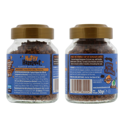BEANIES 50G FLAVOUR COFFEE NUTTY HAZELNUT FOBEA006