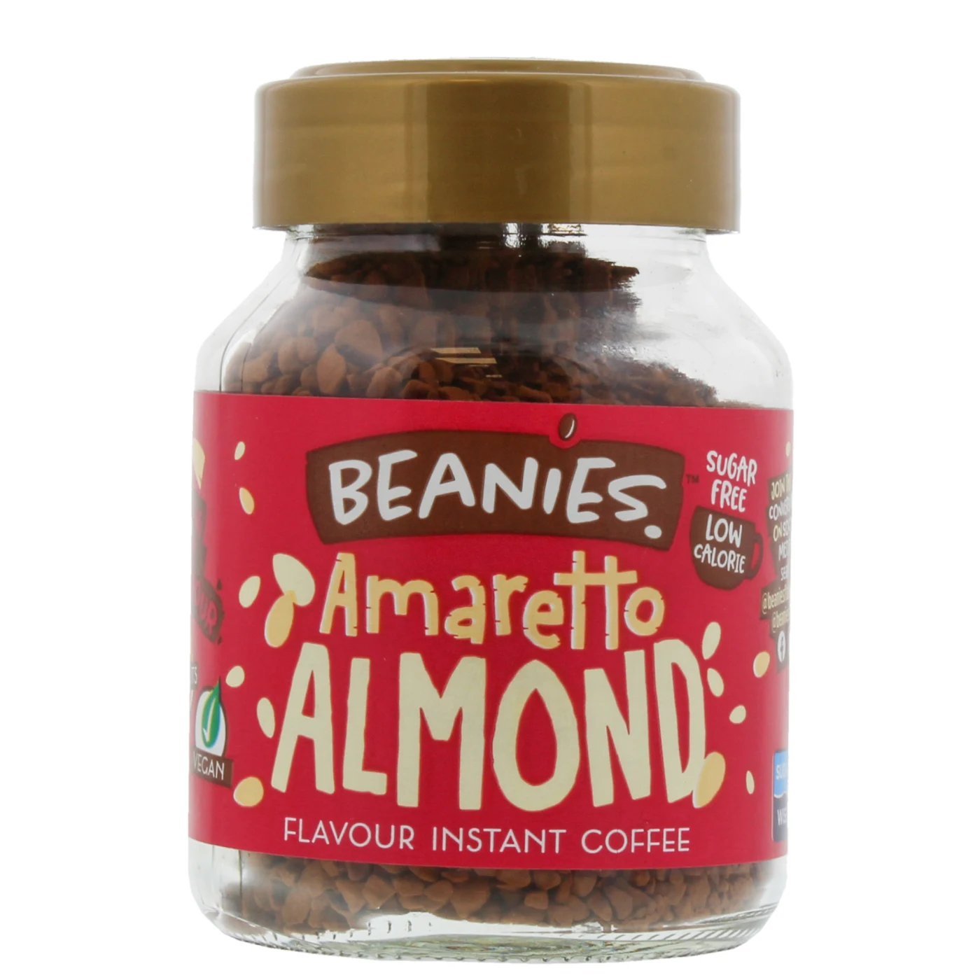 BEANIES 50G FLAVOUR COFFEE AMARETTO ALMOND FOBEA008