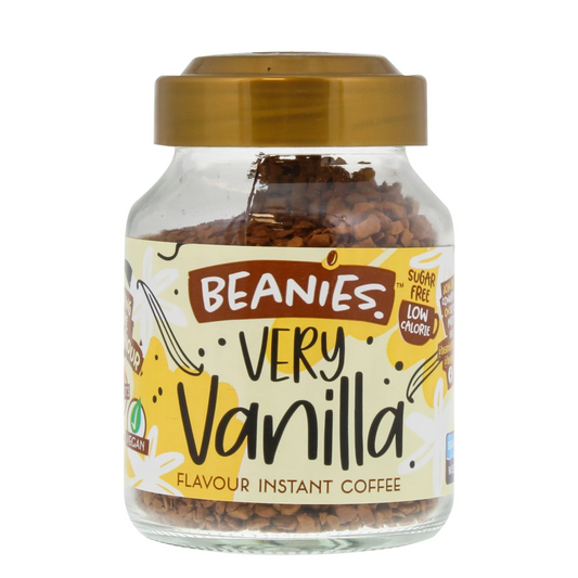 BEANIES 50G FLAVOUR COFFEE VERY VANILLA FOBEA039