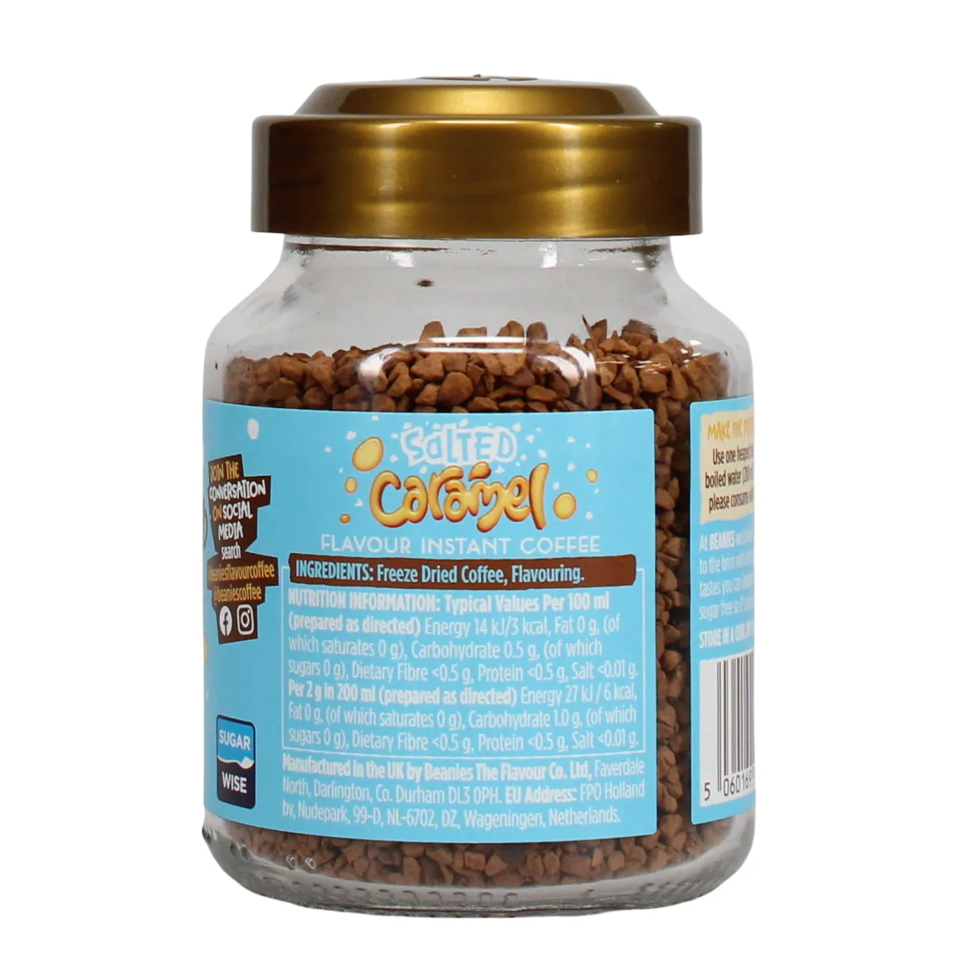 BEANIES 50G COFFEE SALTED CARAMEL FOBEA045