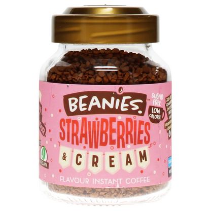 BEANIES 50G COFFEE STRAWBERRIES & CREAM FOBEA046