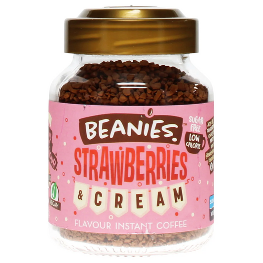 BEANIES 50G COFFEE STRAWBERRIES & CREAM FOBEA046