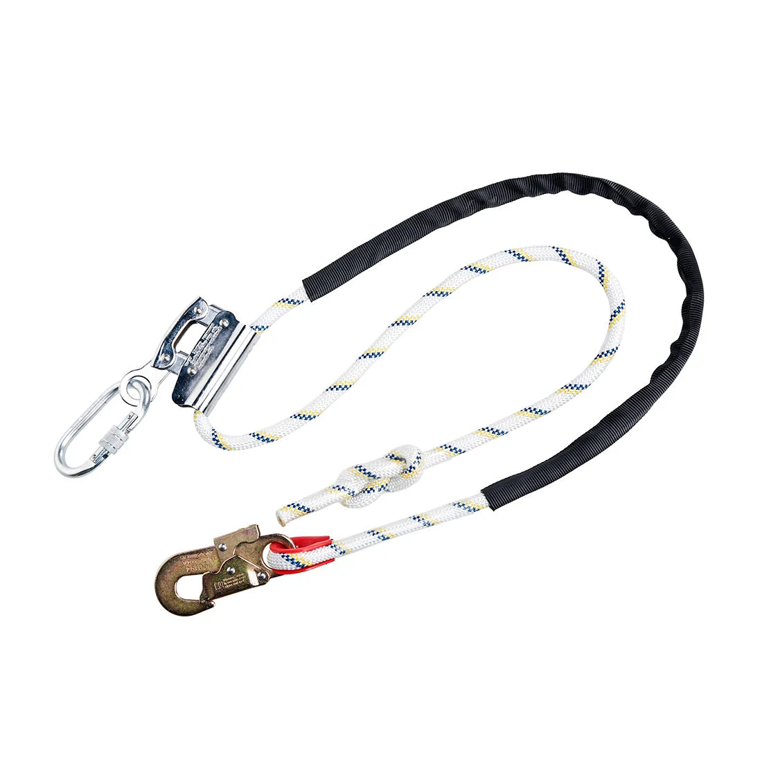 Portwest Work Positioning 2m Lanyard with Grip Adjuster FP26