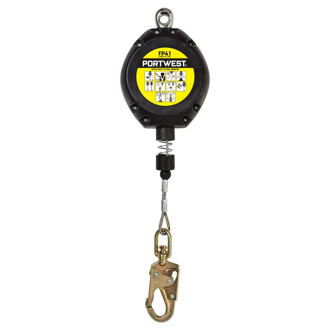 Portwest 10m Retractable Fall Arrest Block FP41
