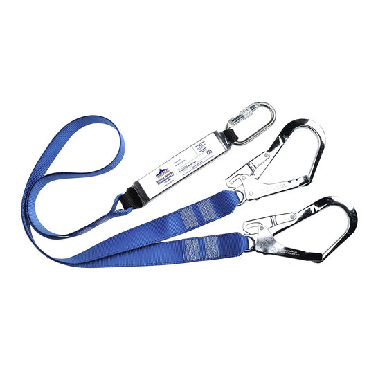 Portwest Double Webbing 1.8m Lanyard With Shock Absorber FP51