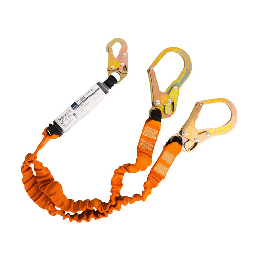 Portwest Double 140kg 1.8m Lanyard with Shock Absorber FP75