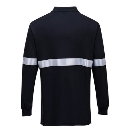Portwest Modaflame Knit FR Long Sleeve Polo Shirt  FR03