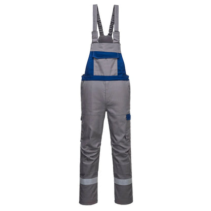 Portwest Bizflame Industry Two Tone FR Bib and Brace FR07