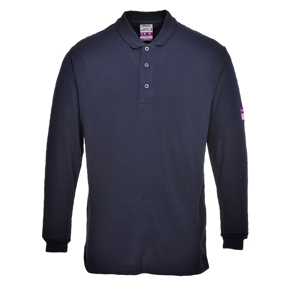 Portwest Modaflame Knit FR Long Sleeve Polo Shirt FR10