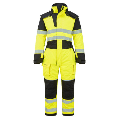 Portwest PW3 Modaflame Rain+ Hi-Vis Multi-Norm FR Winter Coverall FR516