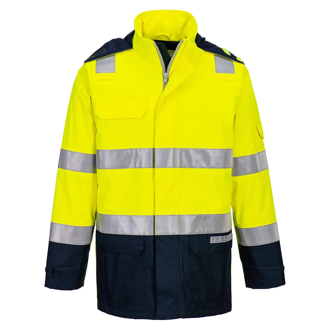 Portwest Bizflame Rain+ Hi-Vis Multi-Norm Contrast FR Jacket FR605