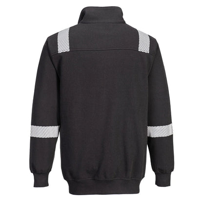 Portwest WX3 Modaflame Knit FR 1/4 Zip Sweatshirt FR710
