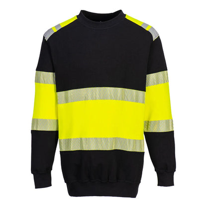 Portwest PW3 Modaflame Knit Hi-Vis Class 1 FR Sweatshirt FR716