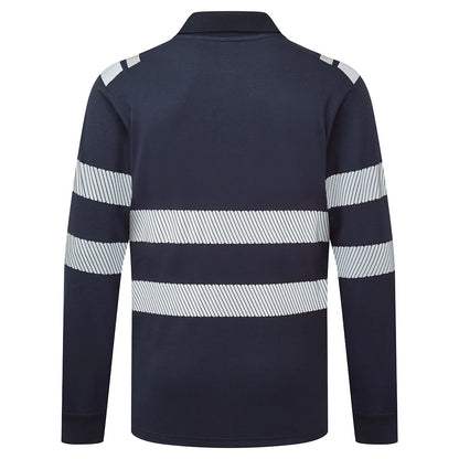Portwest PW3 Modaflame Knit FR Long Sleeve Polo Shirt FR733