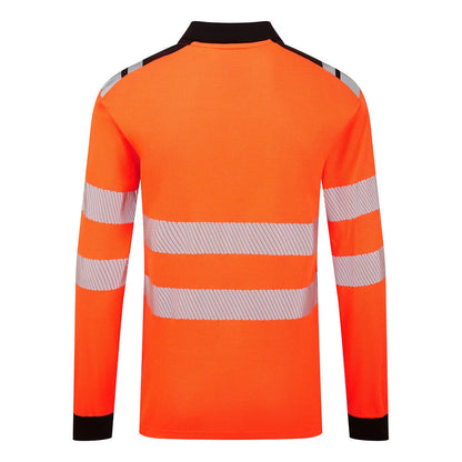 Portwest PW3 Modaflame Knit HVO FR Long Sleeve Polo Shirt FR734