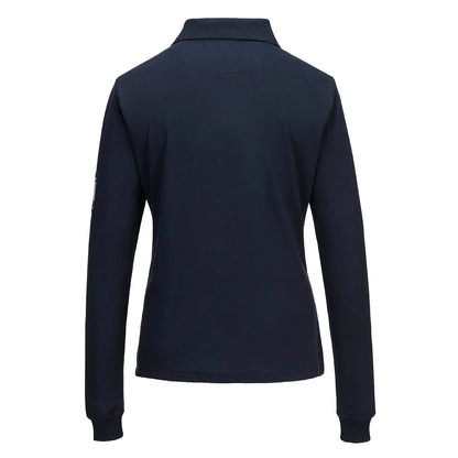 Portwest Modaflame Knit FR Women's Long Sleeve Polo Shirt FR758