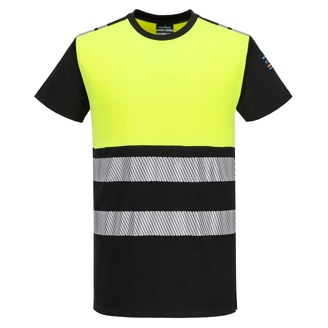 Portwest PW3 Modaflame Knit Hi-Vis Class 1 FR Short Sleeve T-Shirt FR775