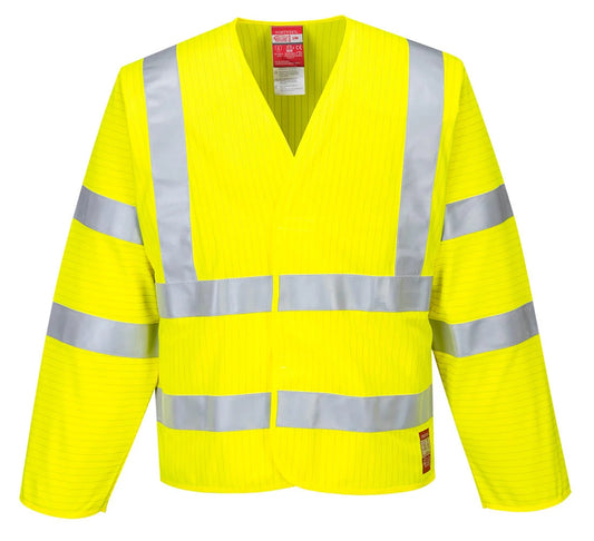 Portwest Bizflame Hi-Vis FR Long Sleeve Vest FR85