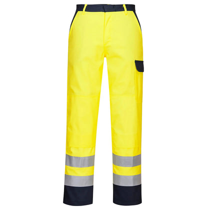 Portwest Bizflame Work Hi-Vis Contrast FR Trousers FR92