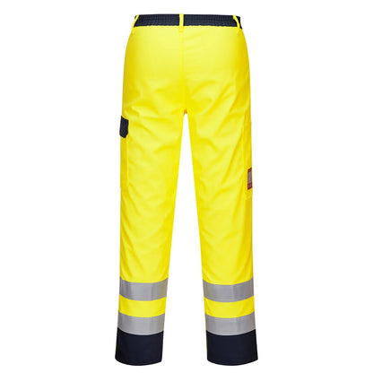 Portwest Bizflame Work Hi-Vis Contrast FR Trousers FR92