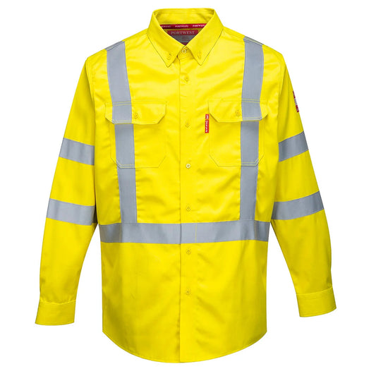 Portwest Bizflame 88/12 Hi-Vis FR Shirt FR95
