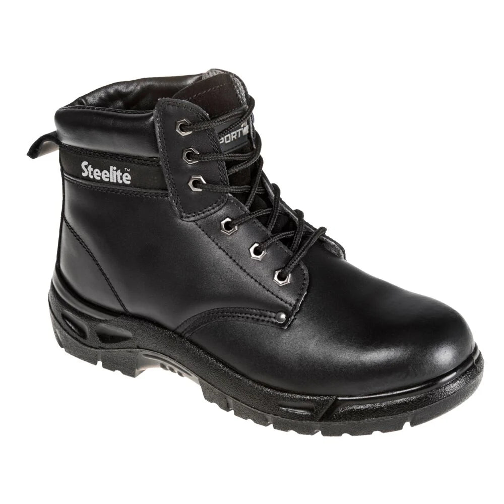 Portwest Steel Action Leather Ankle Boot S3 SR FW03