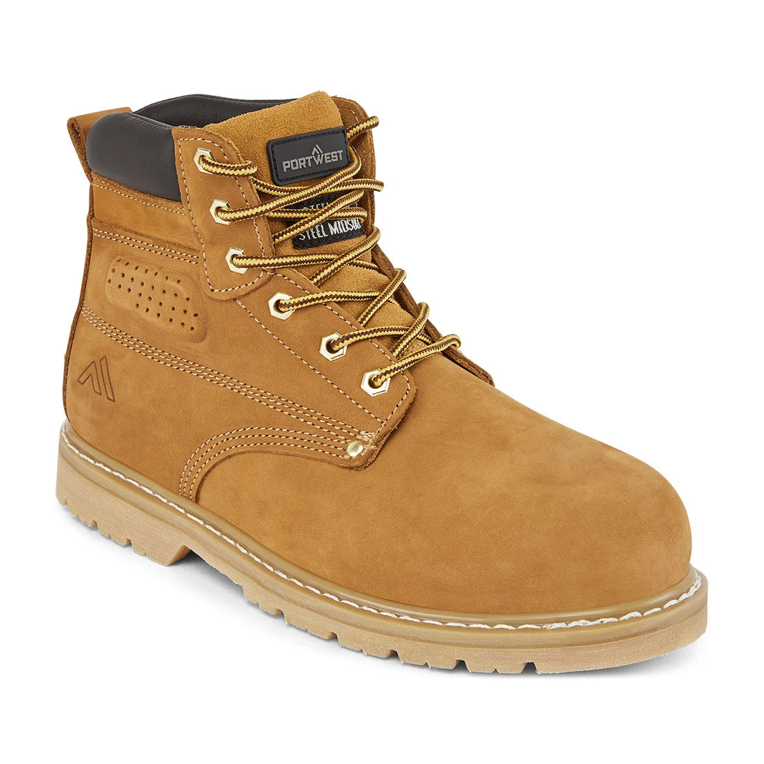 Portwest Steel Nubuck Leather Ankle Boot SBP HRO FW35