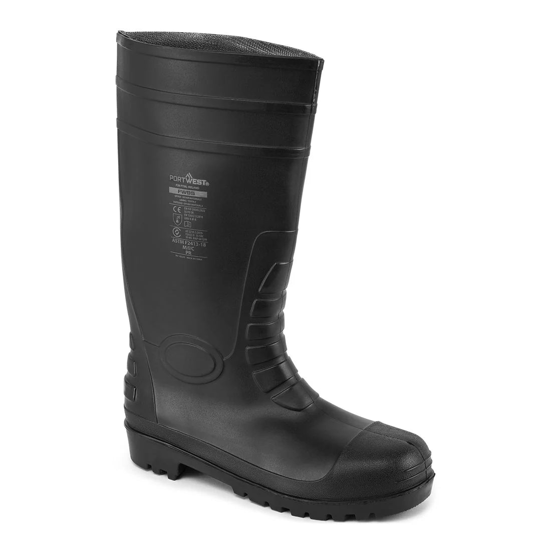 Portwest Steel PVC Wellington S5 FO FW95