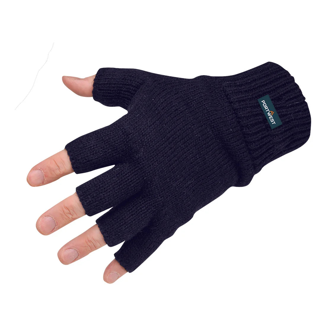 Portwest Insulated Fingerless Knit Glove GL14