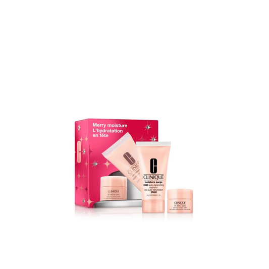 CLINIQUE MERRY MOISTURE MOISTURE SURGE GIFT SET 2PC (30ML MOISTURE SURGE HYDRATOR & 5ML ALL ABOUT EYES EYE CREAM)  GSCOSCLI086
