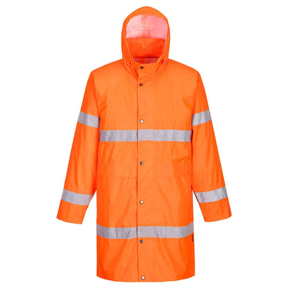 Portwest Hi-Vis Rain Coat 100cm H442