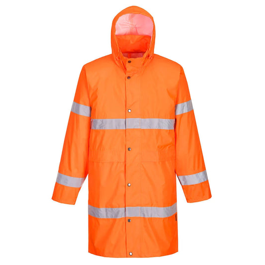 Portwest Hi-Vis Rain Coat 100cm H442