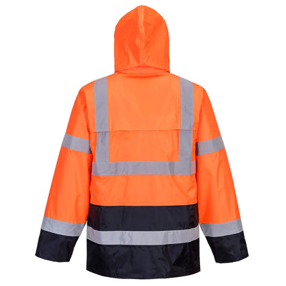 Portwest Hi-Vis Contrast Classic Rain Jacket H443