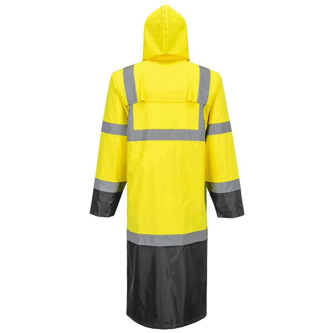 Portwest Hi-Vis Contrast Raincoat 122cm H446