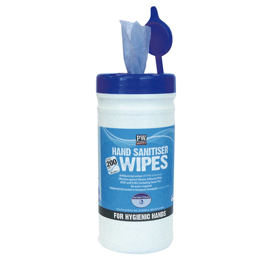 Portwest Hand Sanitiser Wipes (200 Wipes) IW40