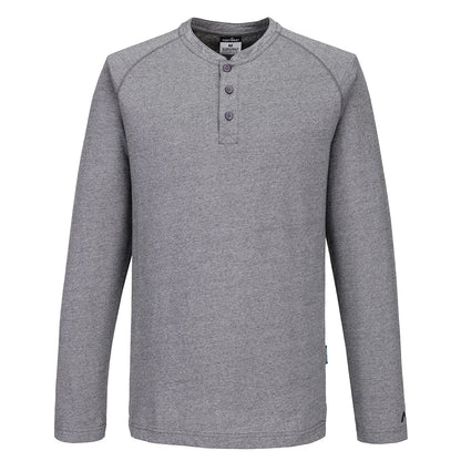 Portwest KA3 Henley T-Shirt L/  KA370