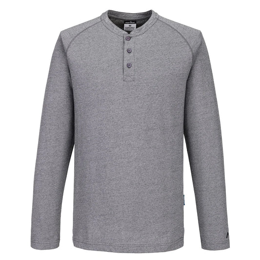 Portwest KA3 Henley T-Shirt L/  KA370