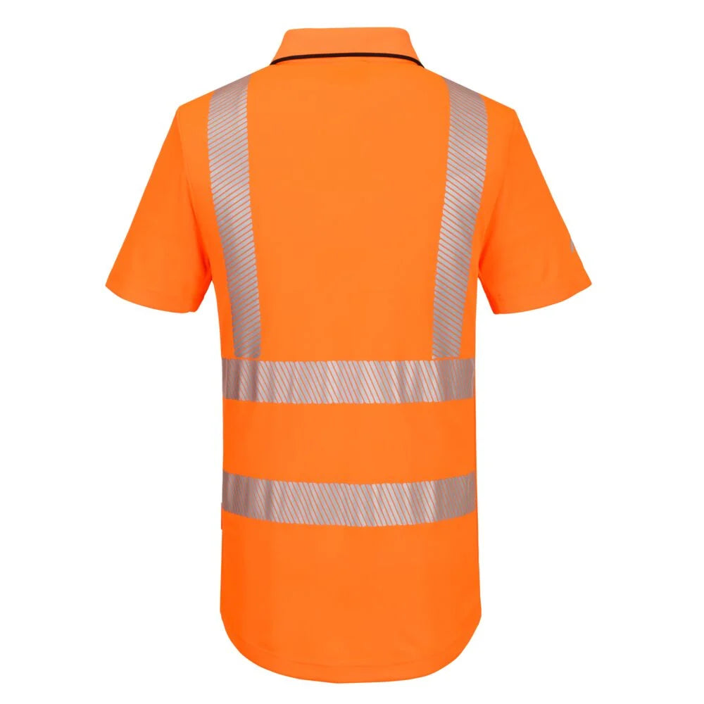 Portwest KX3 Sport Hi-Vis Zip Polo Shirt / KX302