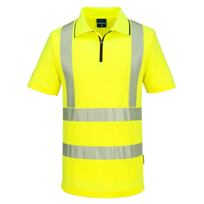 Portwest KX3 Sport Hi-Vis Zip Polo Shirt / KX302