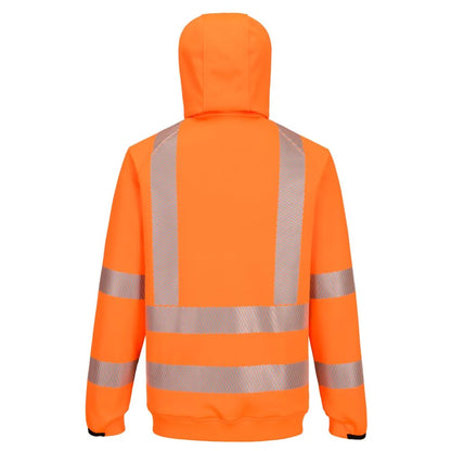 Portwest KX3 Sport Hi-Vis Zipped Hoodie KX303