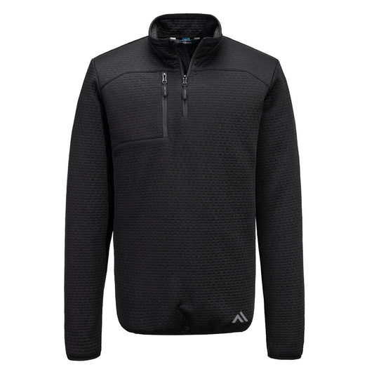 Portwest KX3 Sport Textured 1/4 Zip Sweatshirt KX376