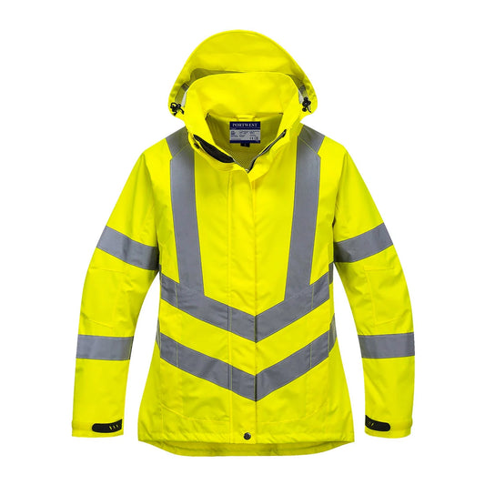 Portwest Hi-Vis Women's Breathable Rain Jacket LW70