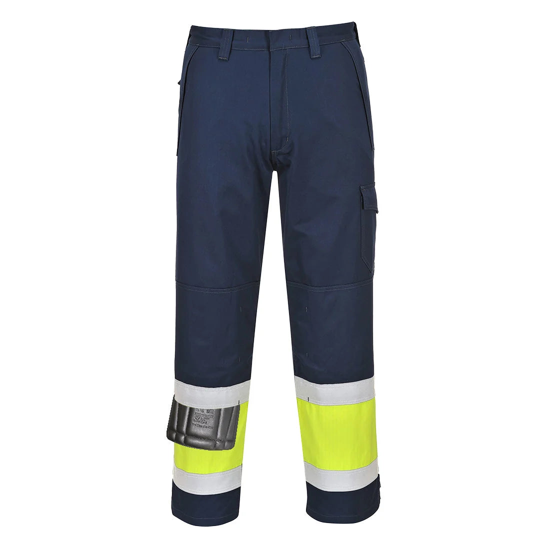 Portwest Modaflame Work Hi-Vis Class 1 Multi-Norm FR Trousers MV26