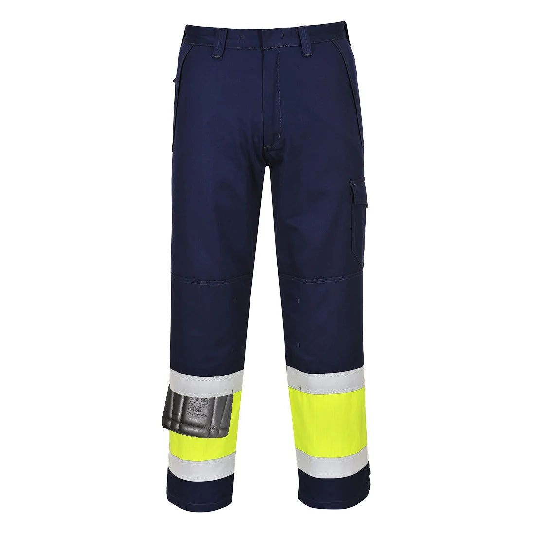 Portwest Modaflame Work Hi-Vis Class 1 Multi-Norm FR Trousers MV26