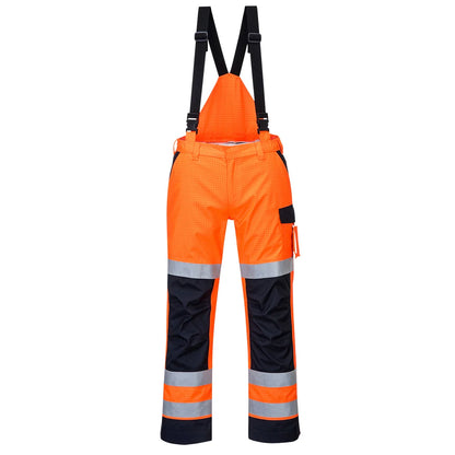 Portwest Modaflame Rain+ Hi-Vis Multi-Norm Contrast FR Trousers MV71