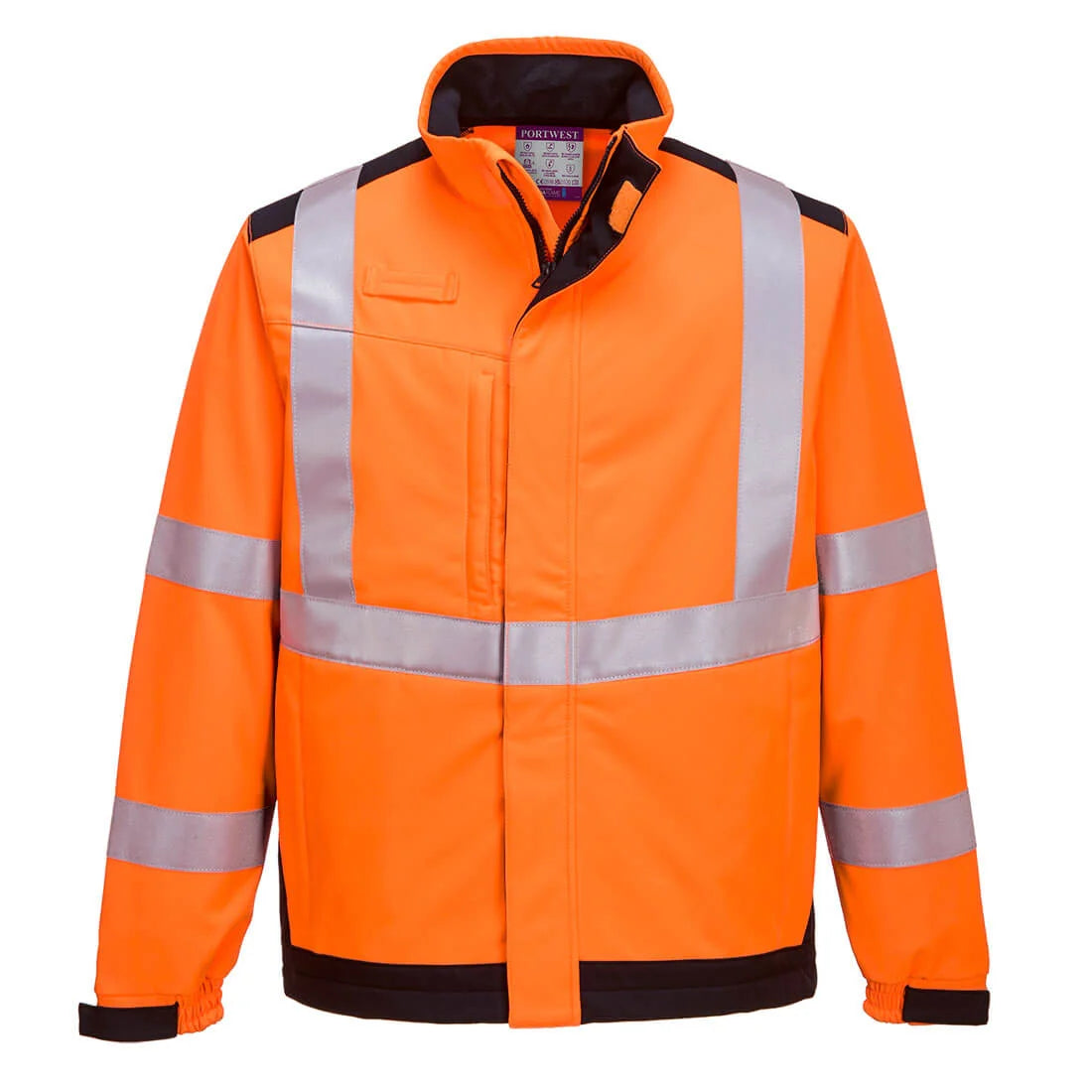 Portwest Modaflame Softshell Hi-Vis Multi-Norm FR Jacket MV72