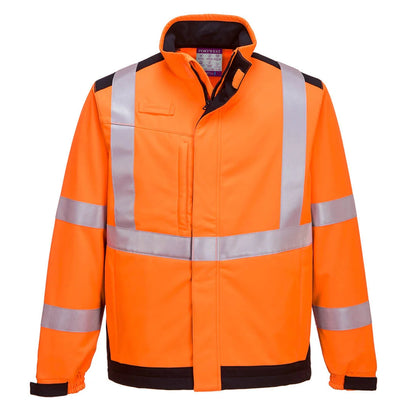 Portwest Modaflame Softshell Hi-Vis Multi-Norm FR Jacket MV72